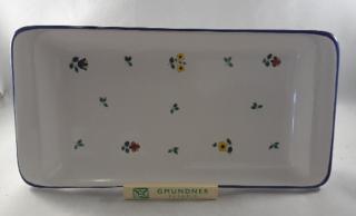 Gmundner Keramik-Platte/ Stollen glatt 32